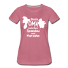 Beste Oma - Frauen Premium T-Shirt - Malve
