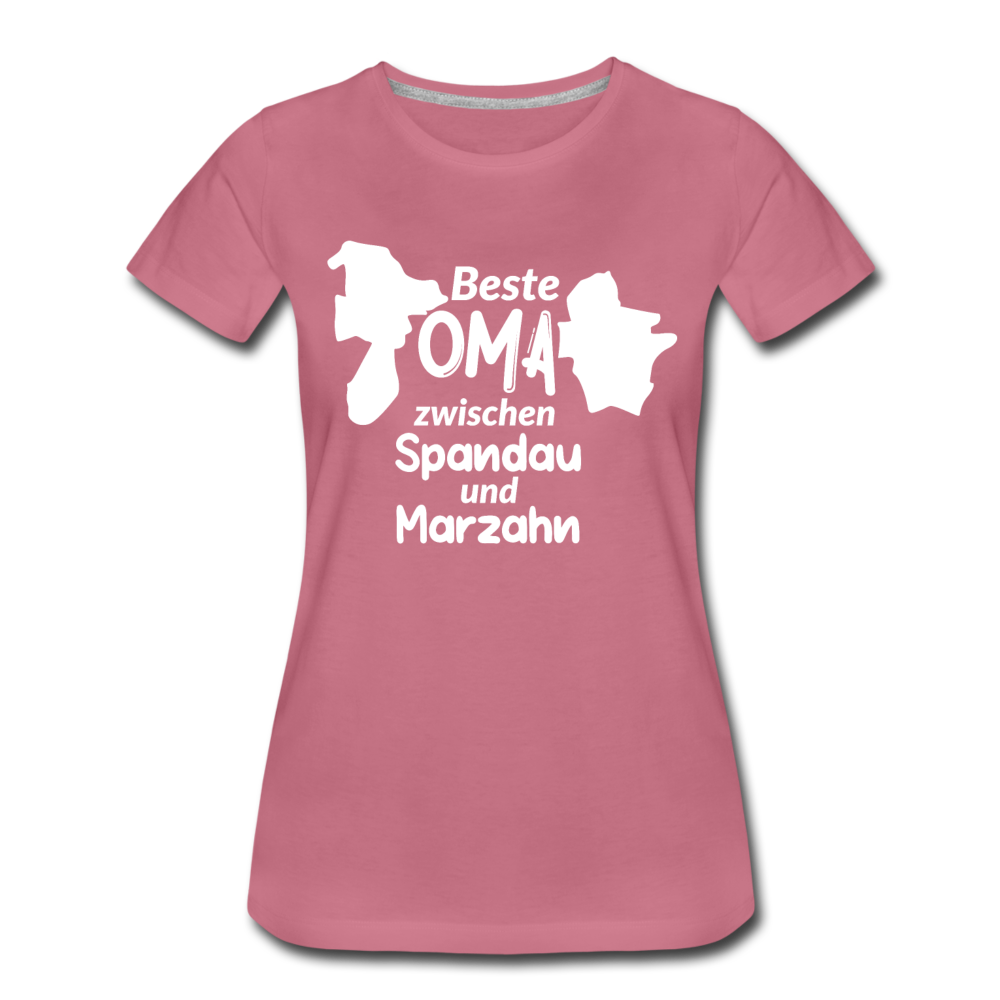 Beste Oma - Frauen Premium T-Shirt - Malve