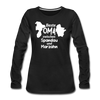 Beste Oma - Frauen Premium Langarmshirt - Schwarz