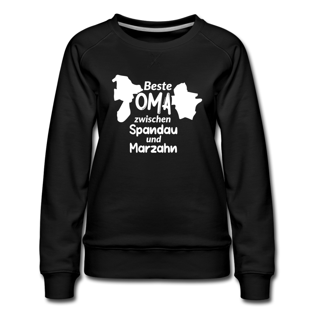 Beste Oma - Frauen Premium Sweatshirt - Schwarz