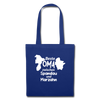 Beste Oma - Stoffbeutel - Royalblau