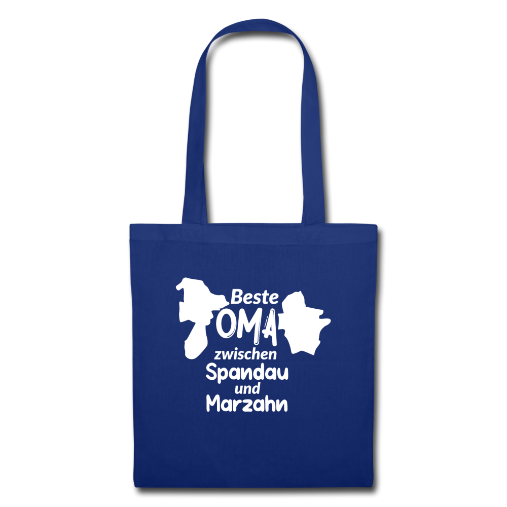 Beste Oma - Stoffbeutel - Royalblau