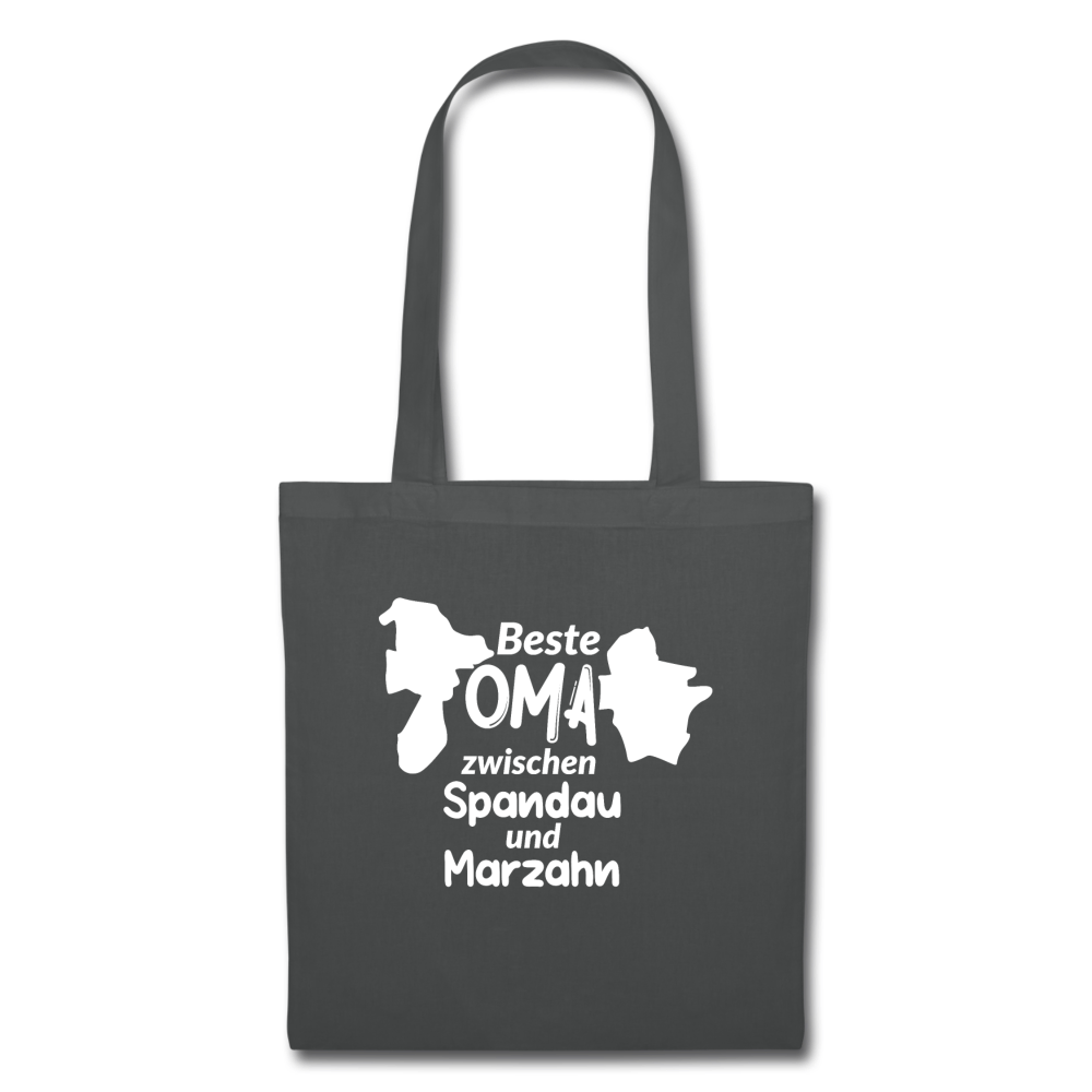 Beste Oma - Stoffbeutel - Graphite