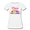 Meene Heldin - Frauen Premium T-Shirt - Weiß