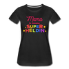 Meene Heldin - Frauen Premium T-Shirt - Schwarz