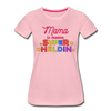 Meene Heldin - Frauen Premium T-Shirt - Hellrosa