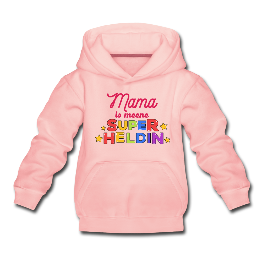 Meene Heldin - Kinder Premium Hoodie - Kristallrosa
