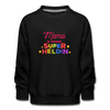 Meene Heldin - Kinder Premium Sweatshirt - Schwarz