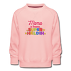 Meene Heldin - Kinder Premium Sweatshirt - Kristallrosa