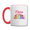 Meene Heldin - Tasse zweifarbig