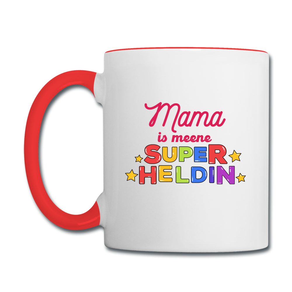 Meene Heldin - Tasse zweifarbig
