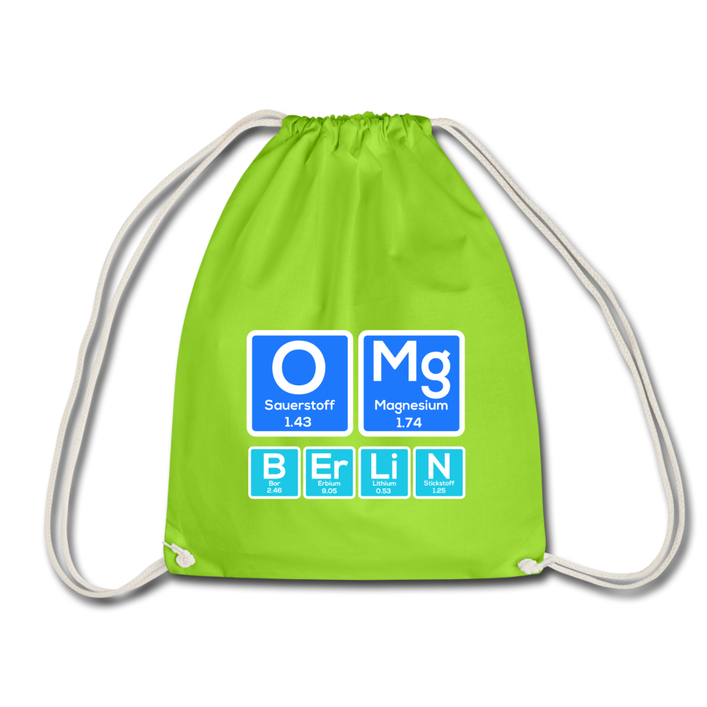 OMG Berlin - Turnbeutel - Neongrün