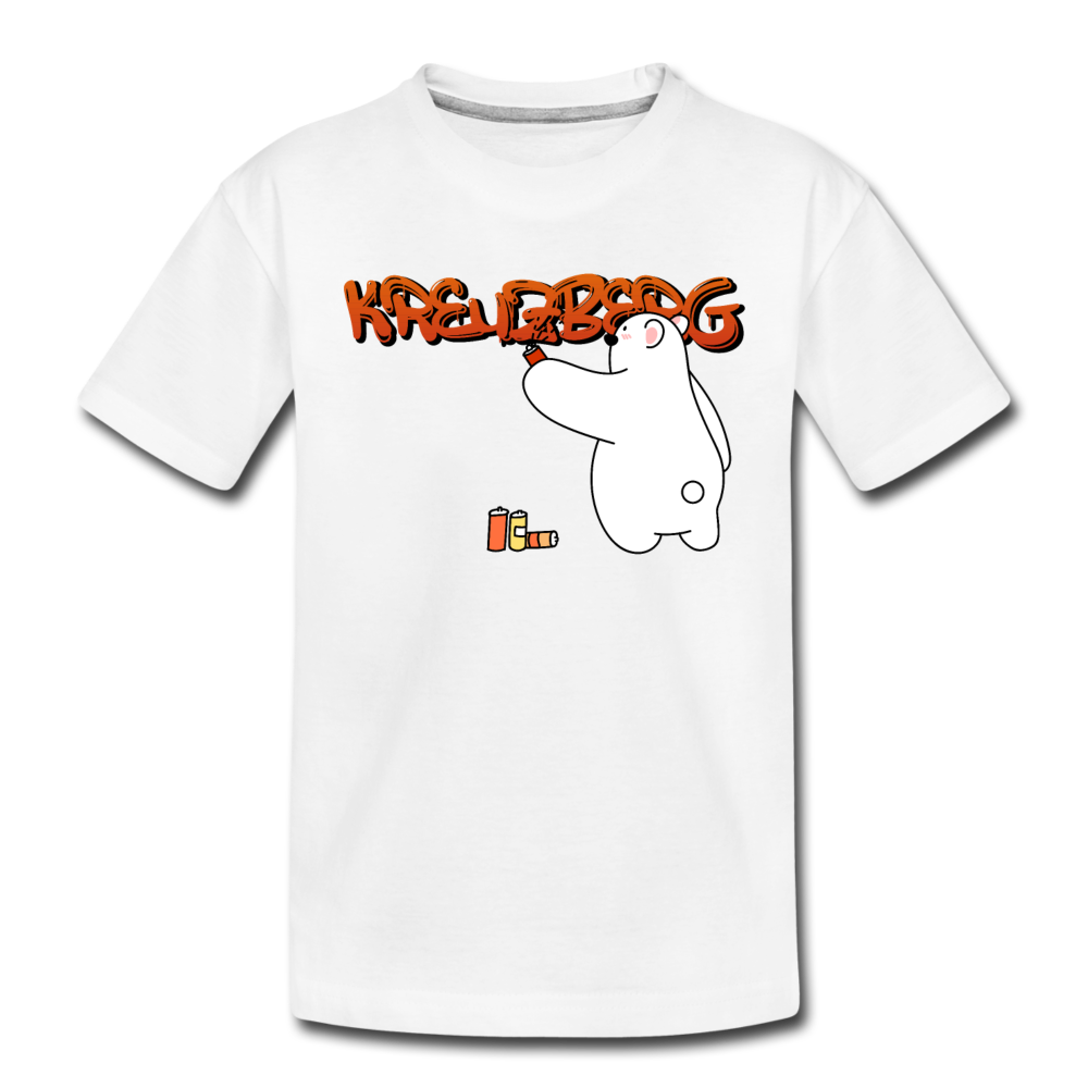 Kreuzberg Graffiti - Kinder Premium T-Shirt - Weiß