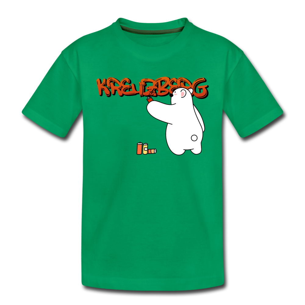 Kreuzberg Graffiti - Kinder Premium T-Shirt - Kelly Green