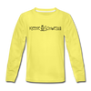 Meene Schwesta - Kinder Langarmshirt - Gelb