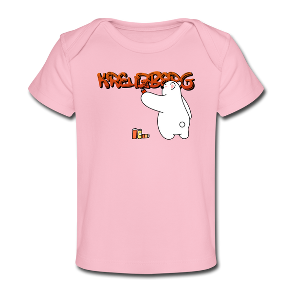 Kreuzberg Graffiti - Baby Bio T-Shirt - Hellrosa