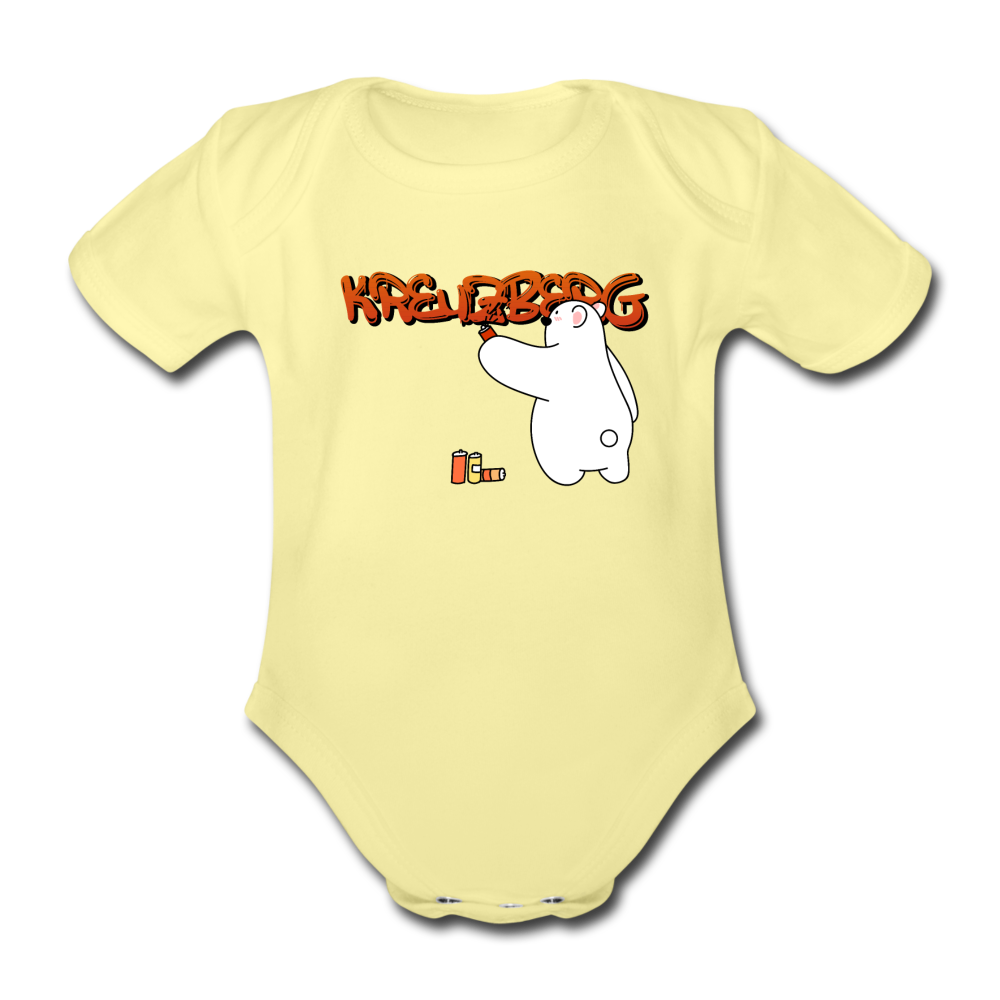 Kreuzberg Graffiti - Bio-Kurzarmbody - Hellgelb