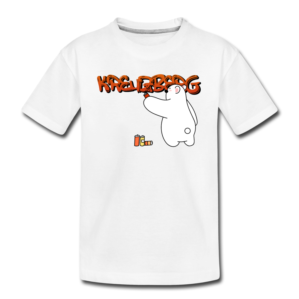 Kreuzberg Graffiti - Teenager Premium T-Shirt - Weiß