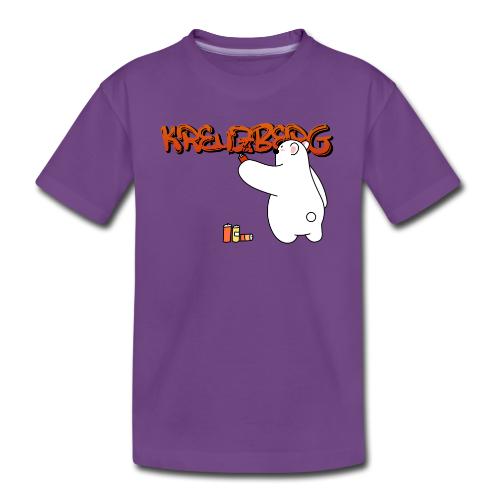 Kreuzberg Graffiti - Teenager Premium T-Shirt - Lila