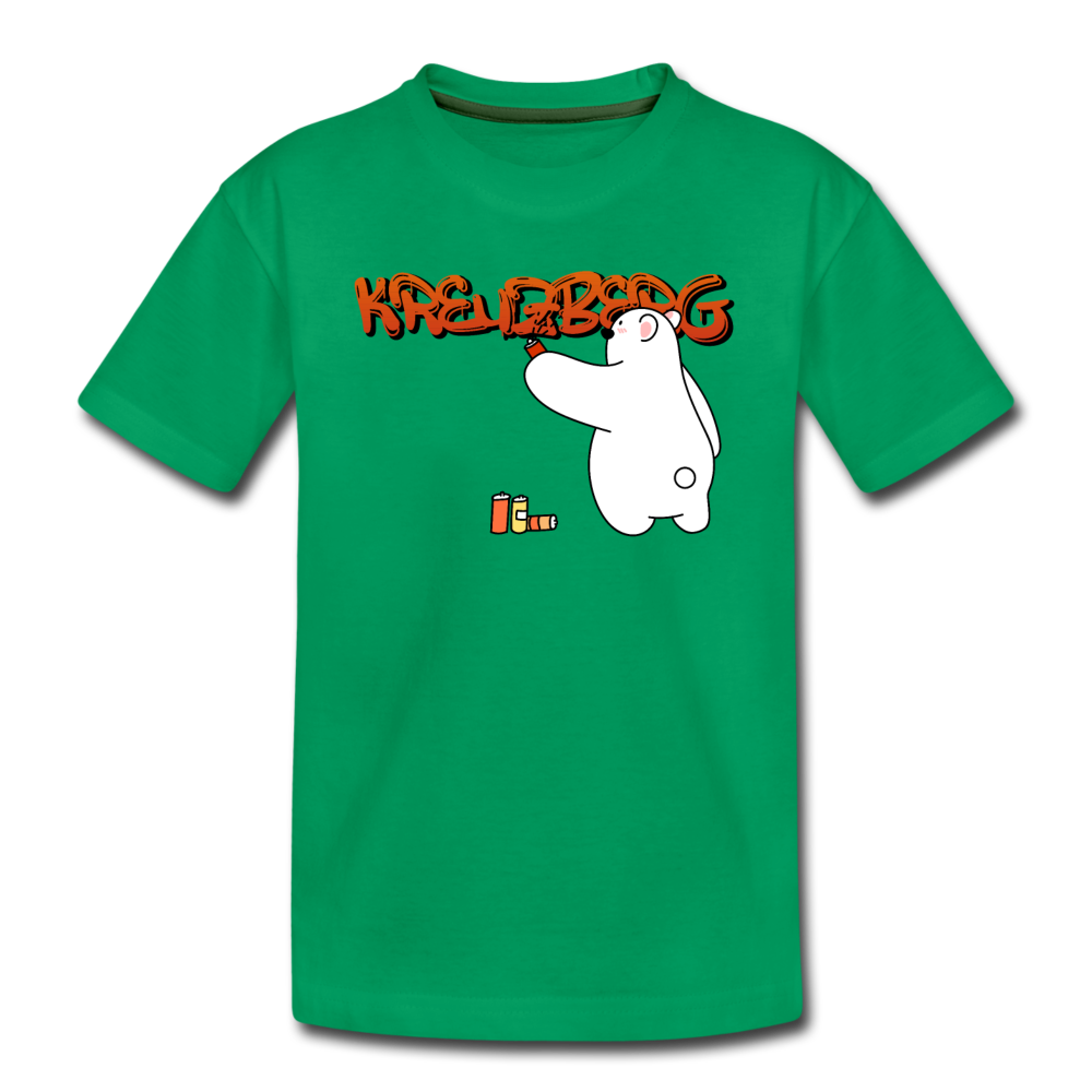 Kreuzberg Graffiti - Teenager Premium T-Shirt - Kelly Green