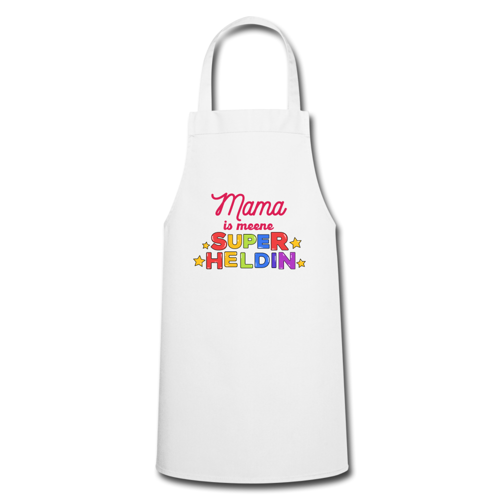 Meene Heldin - Kochschürze - Weiß