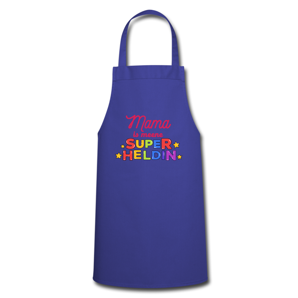 Meene Heldin - Kochschürze - Royalblau