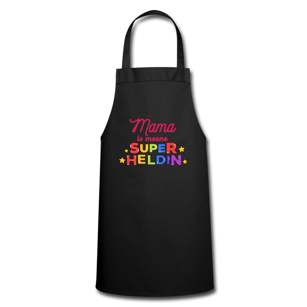 Meene Heldin - Kochschürze - Schwarz