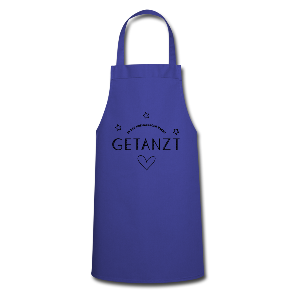 Getanzt in der Kreuzberger Nacht - Kochschürze - Royalblau