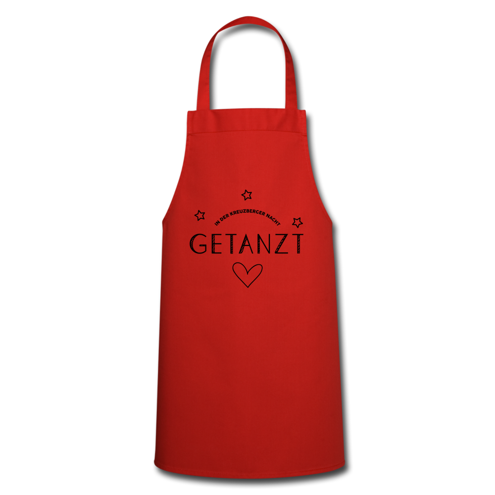 Getanzt in der Kreuzberger Nacht - Kochschürze - Rot