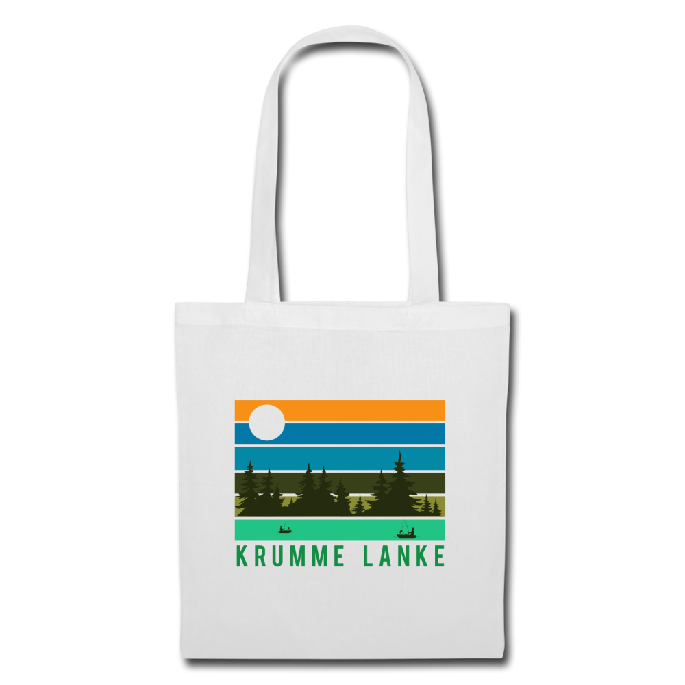 Krumme Lanke - Stoffbeutel - Weiß