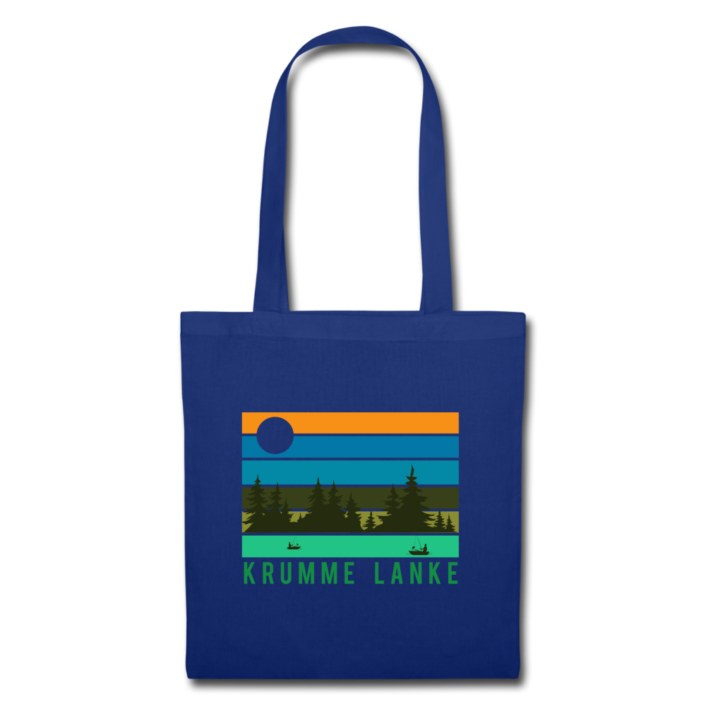 Krumme Lanke - Stoffbeutel - Royalblau