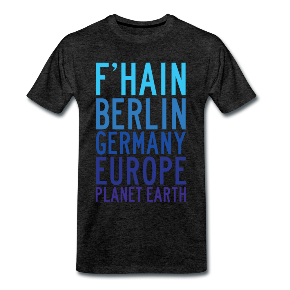 F'hain - Planet Earth - Männer Premium T-Shirt - Anthrazit