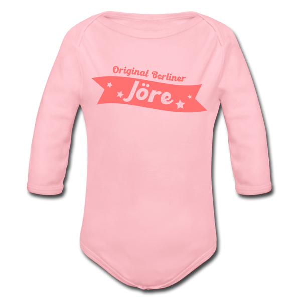 Berliner Jöre - Bio-Langarmbody - Hellrosa