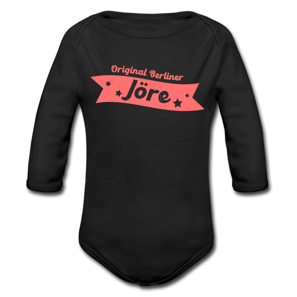 Berliner Jöre - Bio-Langarmbody - Schwarz