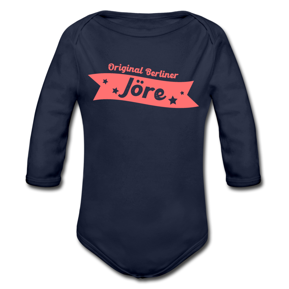 Berliner Jöre - Bio-Langarmbody - Dunkelnavy