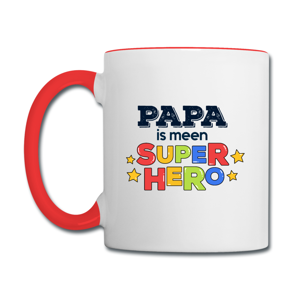 Super Hero - Tasse zweifarbig
