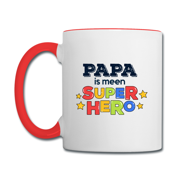 Super Hero - Tasse zweifarbig
