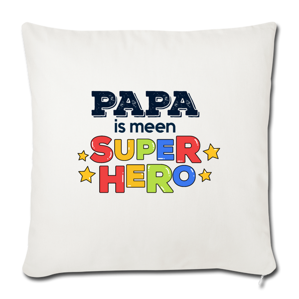 Super Hero - Sofakissen mit Füllung (45 x 45 cm) - Naturweiß