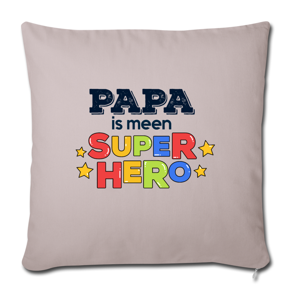 Super Hero - Sofakissen mit Füllung (45 x 45 cm) - helles Taupe