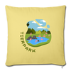 Tierpark - Sofakissen mit Füllung (45 x 45 cm) - Hellgelb