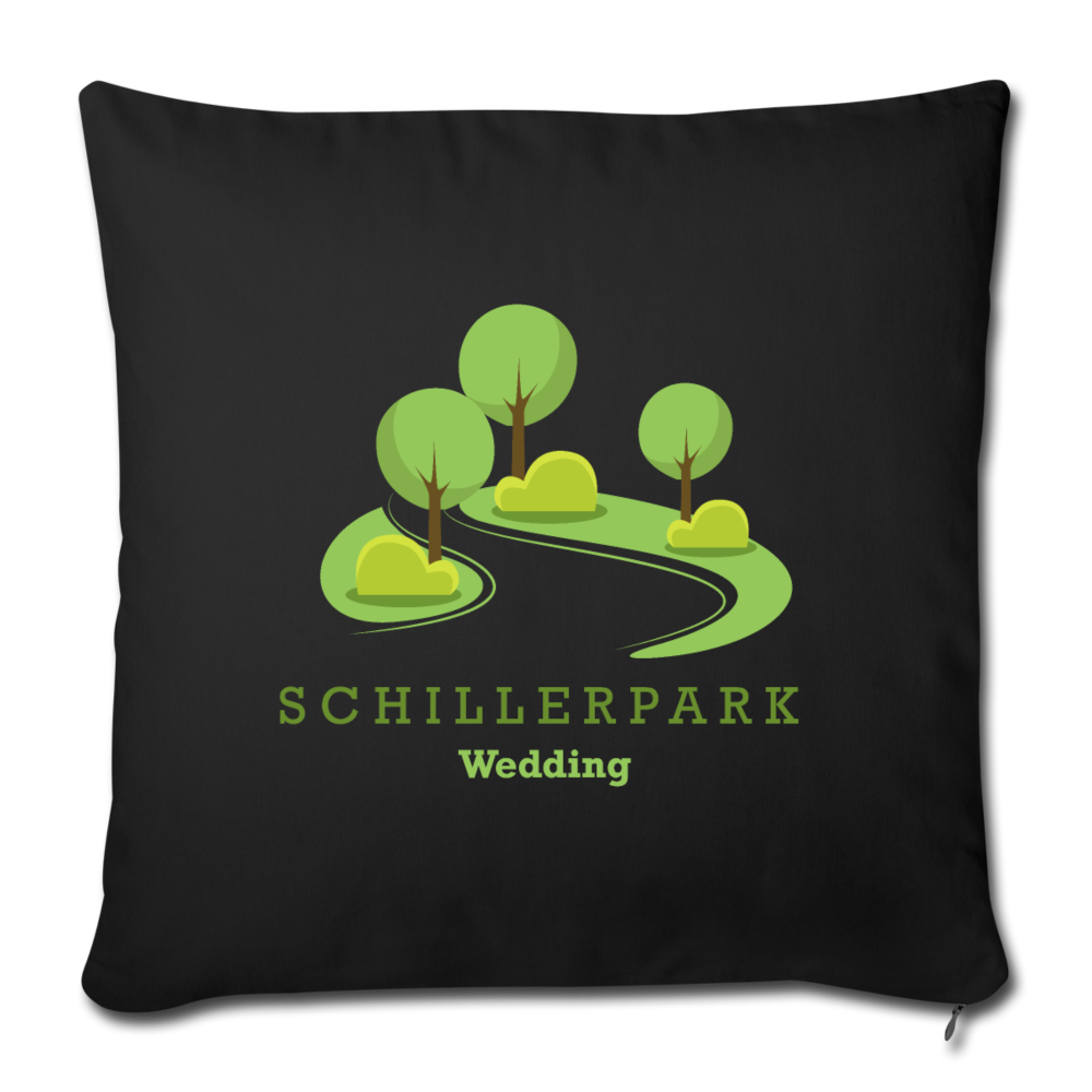 Schillerpark - Sofakissen mit Füllung (45 x 45 cm) - Schwarz