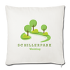 Schillerpark - Sofakissen mit Füllung (45 x 45 cm) - Naturweiß