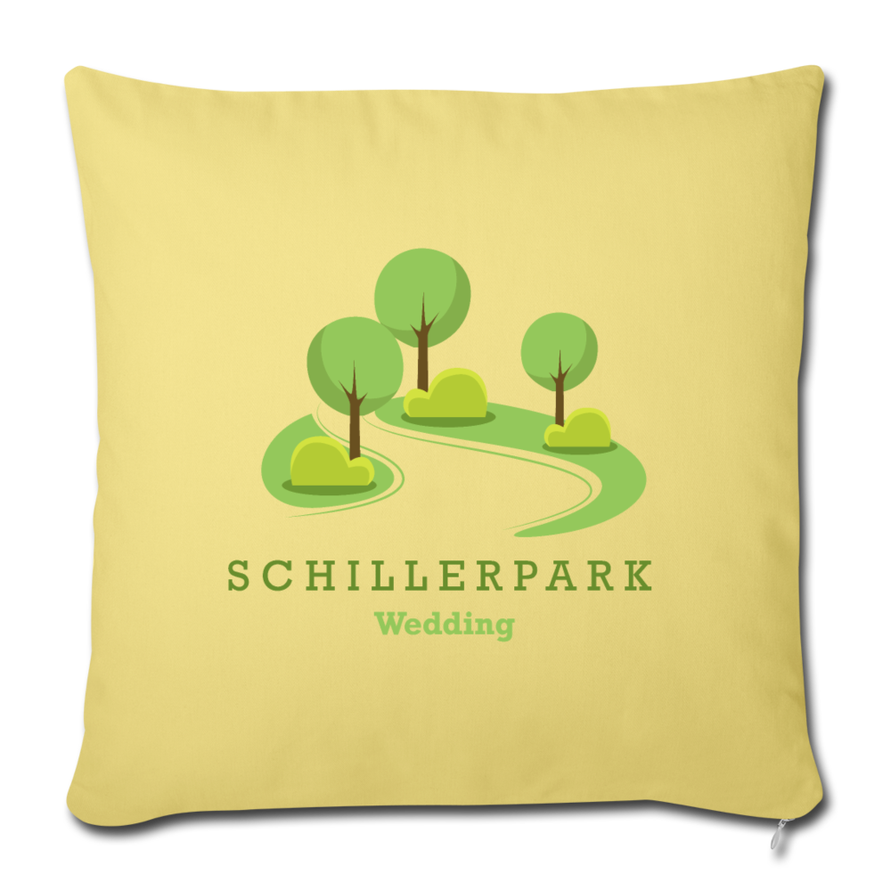 Schillerpark - Sofakissen mit Füllung (45 x 45 cm) - Hellgelb