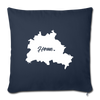 Heimat Berlin - Sofakissen mit Füllung (45 x 45 cm) - Navy