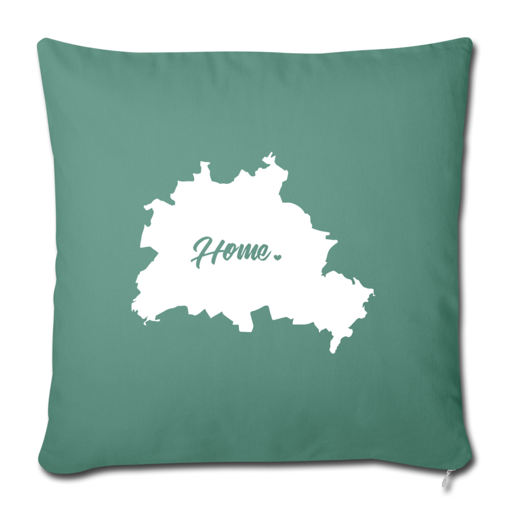 Heimat Berlin - Sofakissen mit Füllung (45 x 45 cm) - Tanngrün