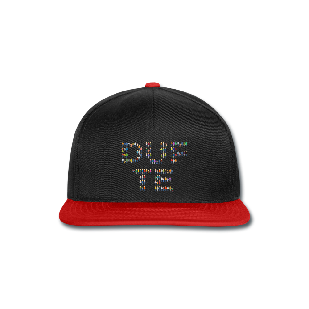 Dufte - Snapback Cap - Schwarz/Rot