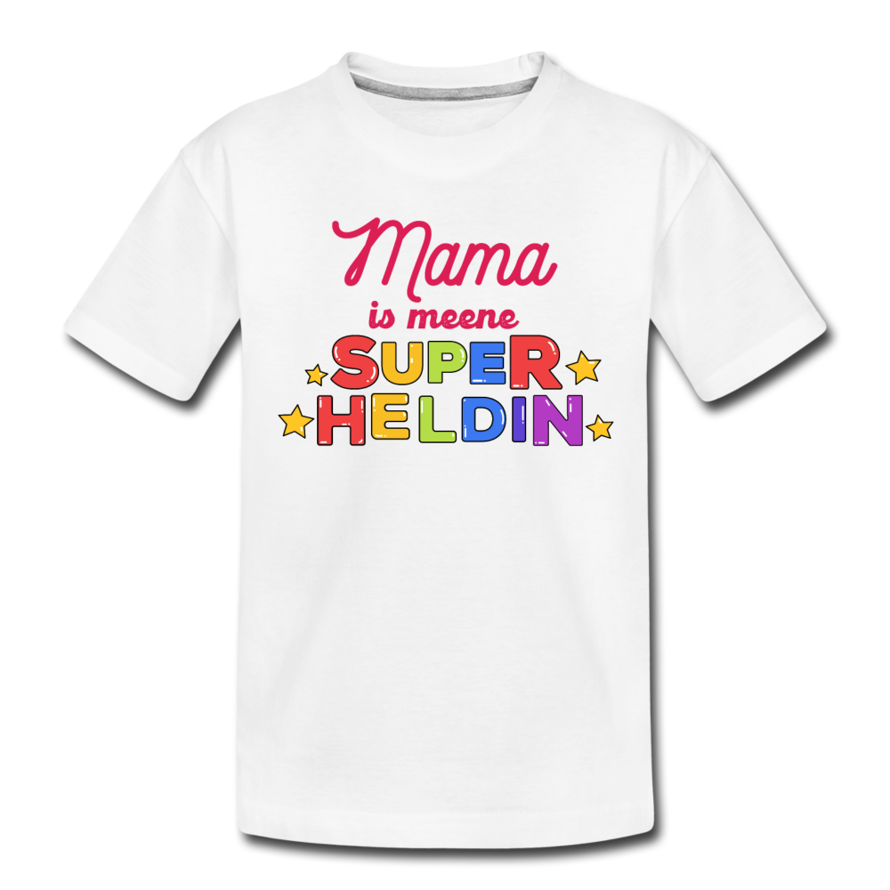 Meene Heldin - Kinder Premium T-Shirt - Weiß