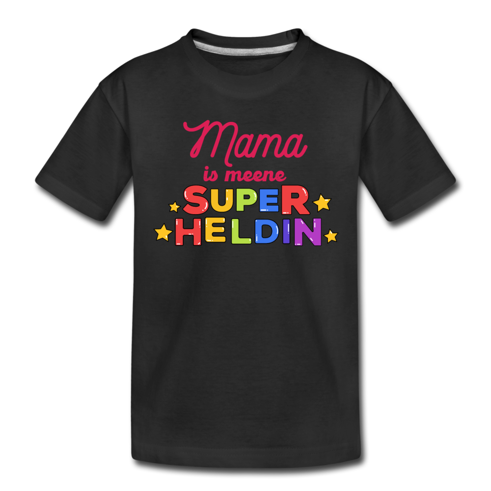 Meene Heldin - Kinder Premium T-Shirt - Schwarz