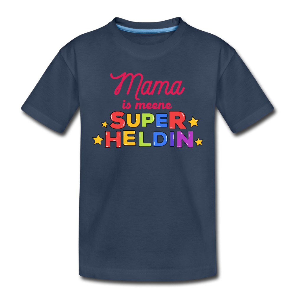 Meene Heldin - Kinder Premium T-Shirt - Navy