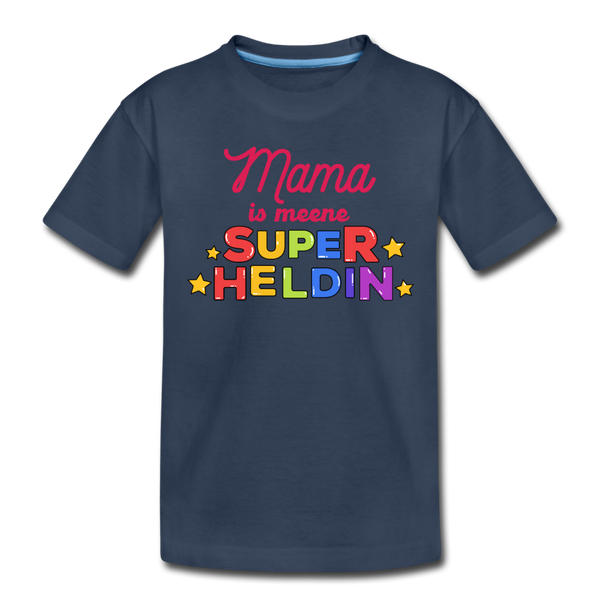 Meene Heldin - Kinder Premium T-Shirt - Navy